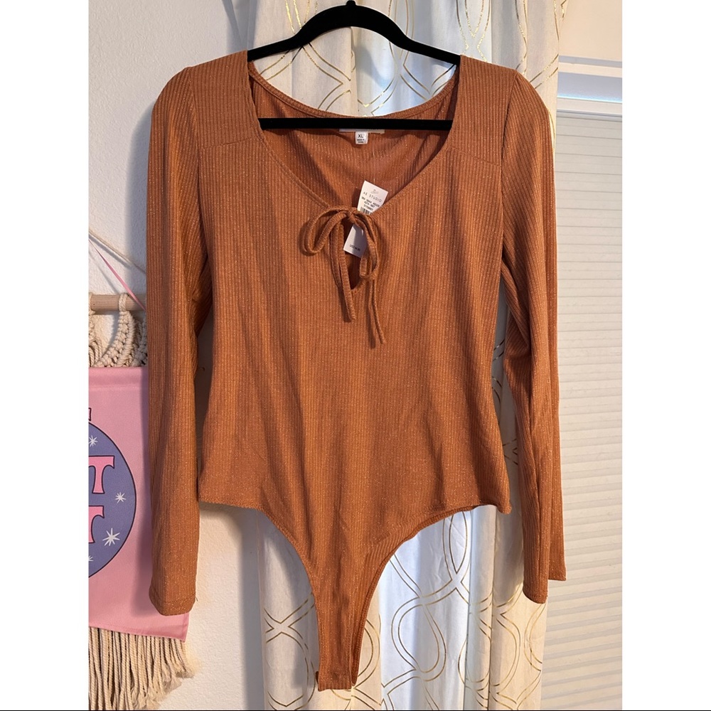 American Eagle Long Sleeve Body Suit